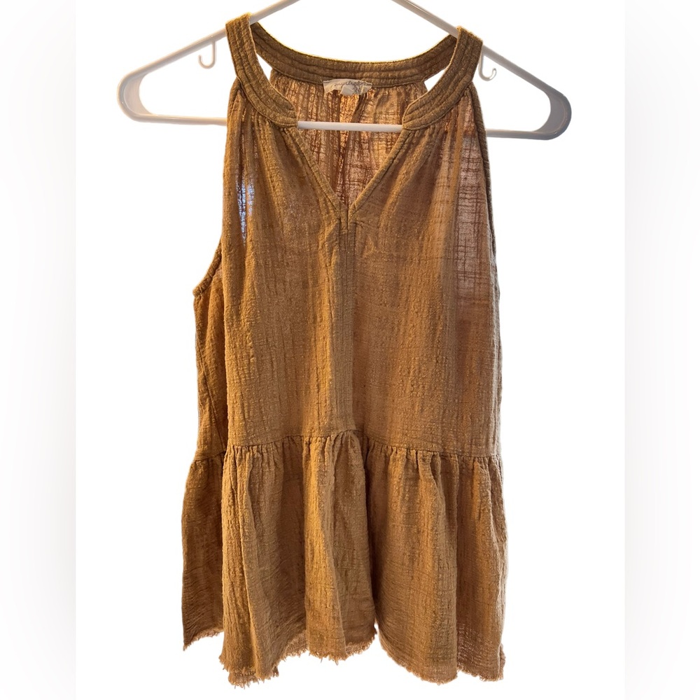 Mystree gauze like material womens tank